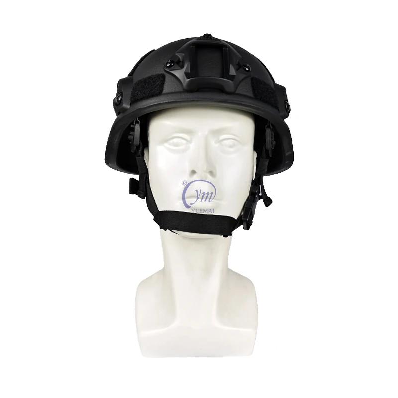 Wholesale Khaki PE MICH Ballistic Helmet Army Security  Bulletproof Military Helmet
