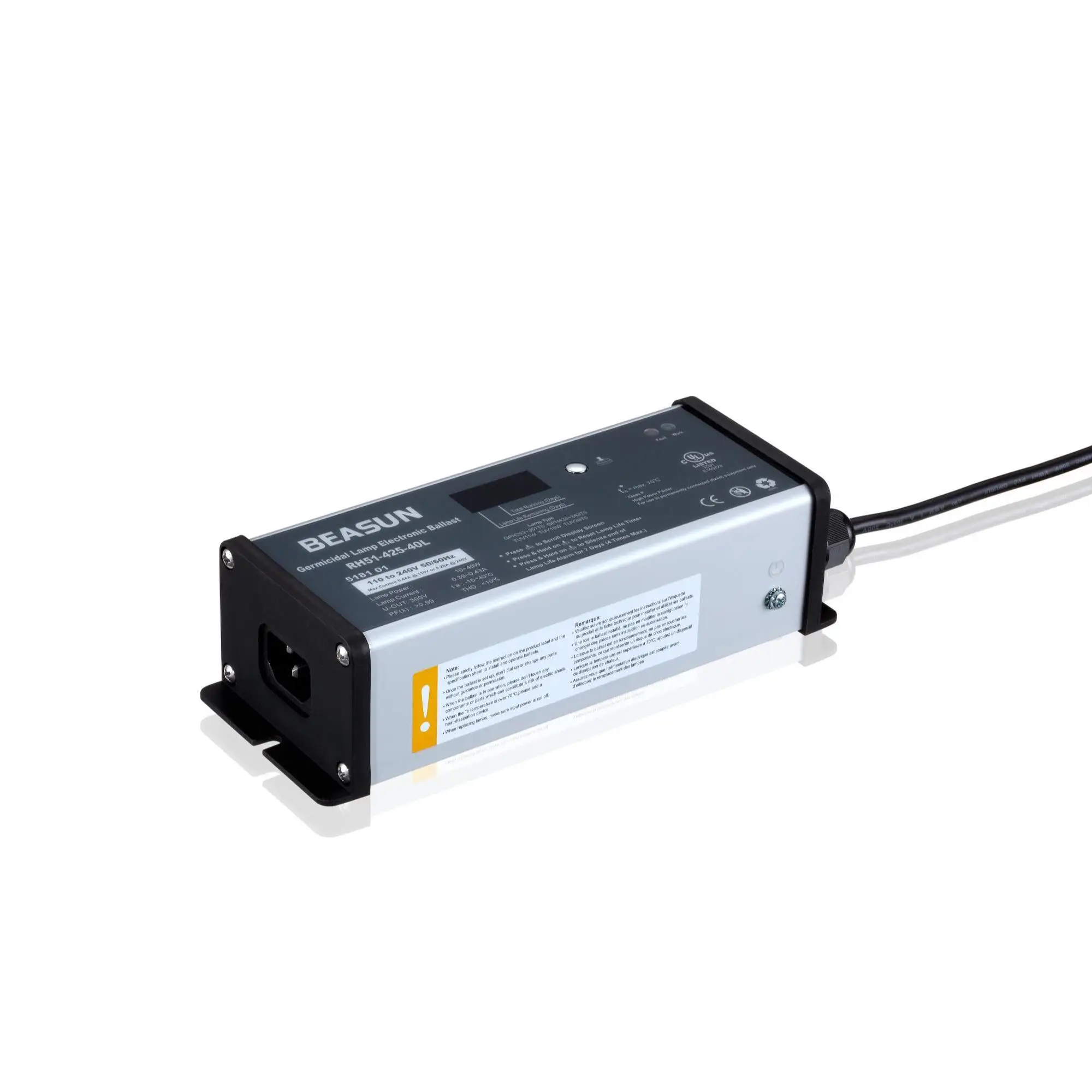 Высококачественный Ультрафиолетовый электронный балласт 10-40 Вт RH51-425-40L со светодиодными индикаторами