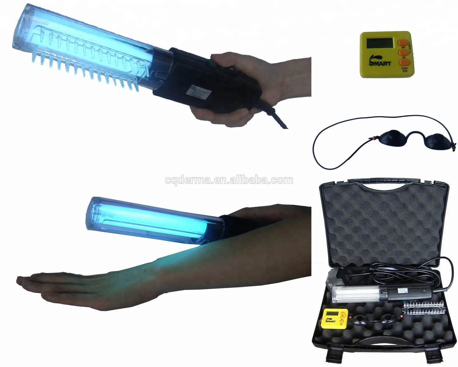 UVB Phototherapy Lamps UV Photoherapy Light Lampp 311nm Narrowband for Home Use  For Psoriasis Vitiligo Treatment