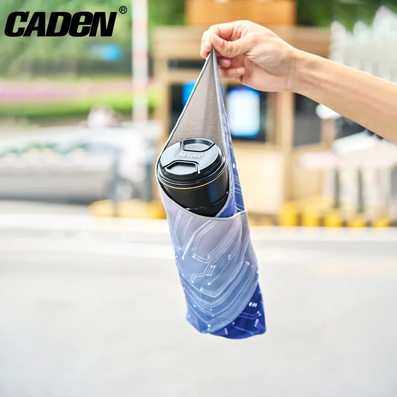 Cwatcun H87W Camera Protective Foldable Wrap 45cm Universal Magic Self-Adhesive DSLR Camera Anti-scratch Lens Cloth