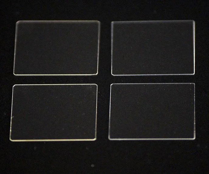 OEM Подгонянные размеры прозрачный кварцевый стеклянные тарелки листы квадратные плавленый силикон стекло для полупроводников