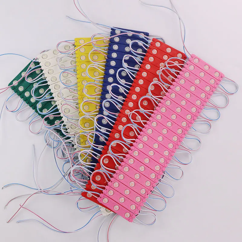 DC 12v high light 3 leds waterproof led modules 3 leds 5730 5630 injection lens module