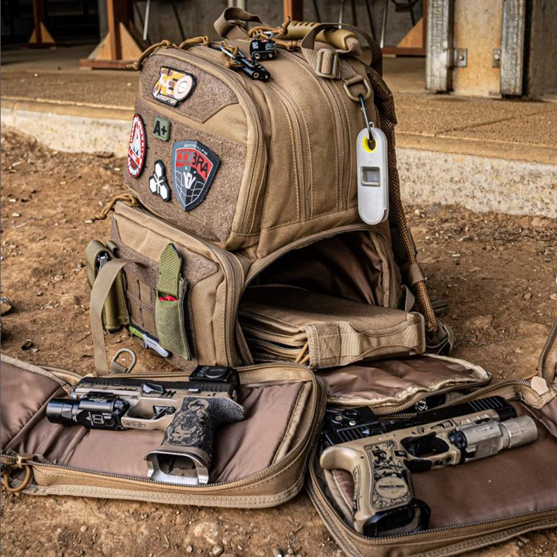 Outdoor Sport Waterproof Rucksack 3 Carrying Pouch Activity Bag for Hiking Tactical Backpack