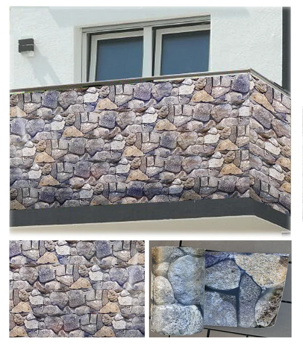 pvc strip screen fence balcony privacy garden fence