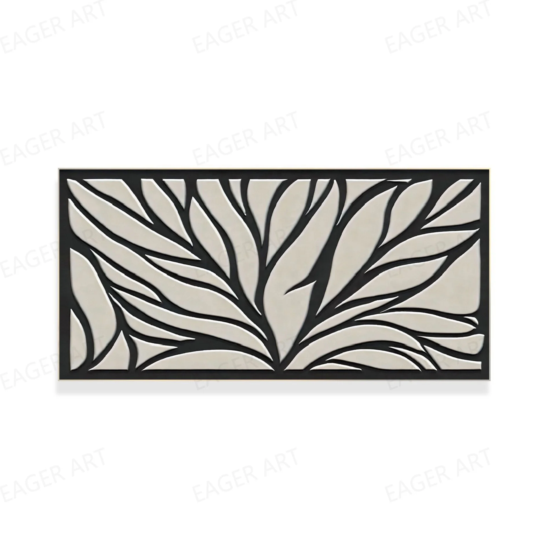 Handpainted Nordic Extra Large Wall Art Decor Modern Art Acrylic Relief Flowers Abstract Oil Painting On Canvas