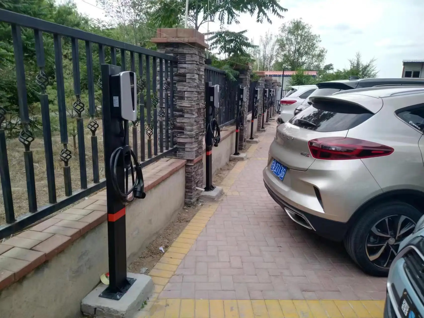 High Quality Fast DC EV Charger Wall Mounted Column DC Charger EV Charging Station With RFID WIFI BLUETOOTH