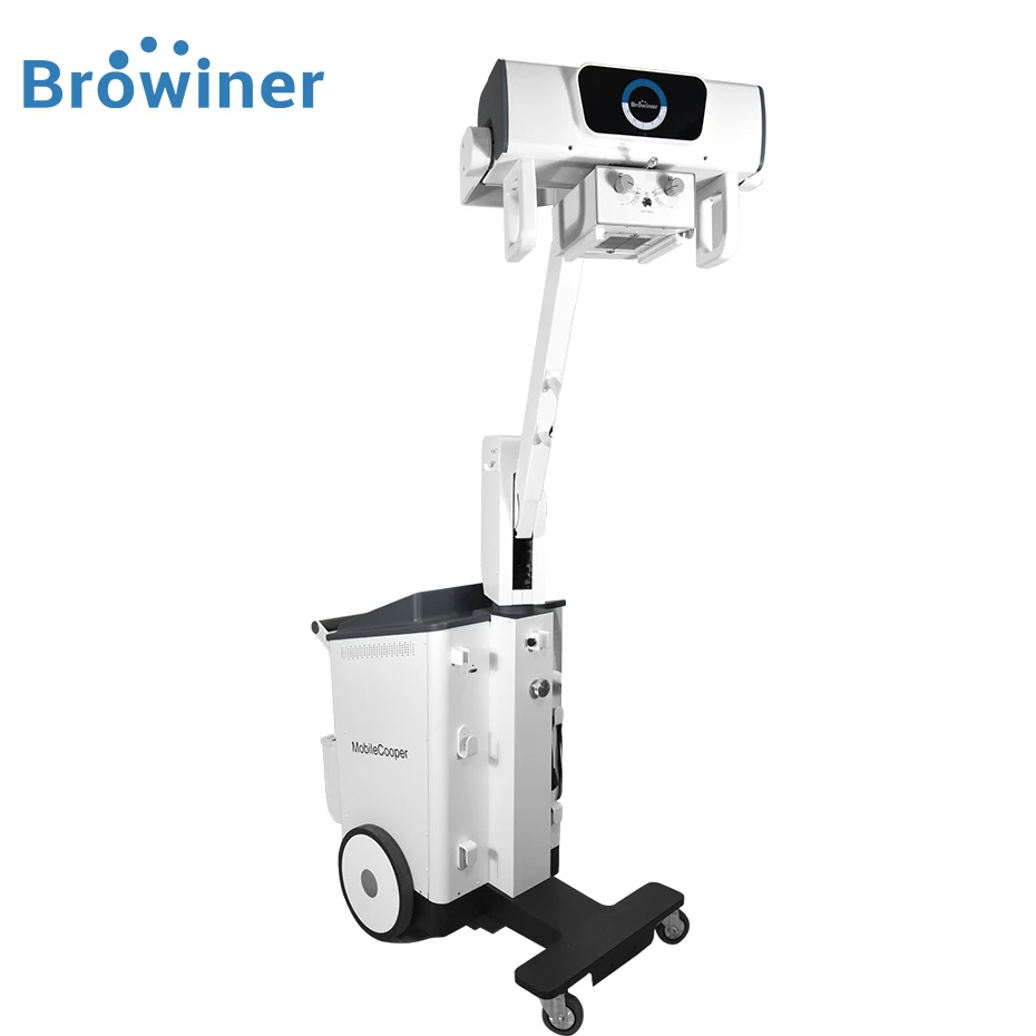 Hot Selling Portable Digital Mobile X-ray Machine Mobile Cooper Fast Charging Medical X-ray Machine
