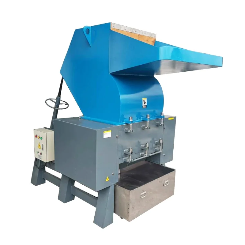 Factory direct sale nylon rubber plastic crusher recycling waste plastic crusher machine