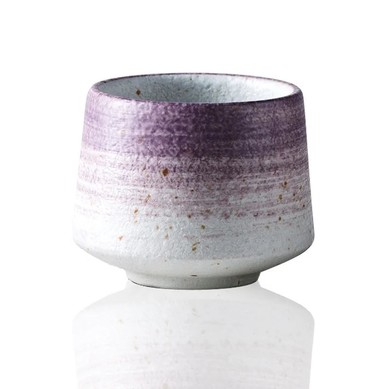 Japanese Ceramic Tea Cups, Pottery Teacup Kung Fu Teaware Tea Set Cup Household Water Mug Master Sake Cup