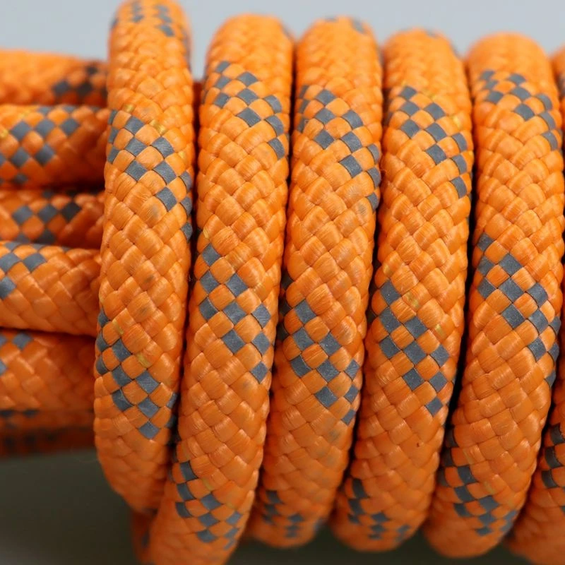 Manufacturers Hot Sale Double Braided  UHMWPE Sailing  Reflective  Mooring Rope for Boat