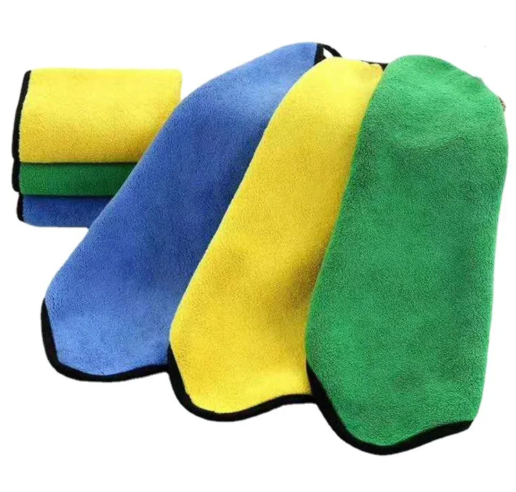 Super Thick Microfiber Towel Car 600gsm Coral Fleece Washing Car Towel Polar Fleece Plush Car Wash Towel