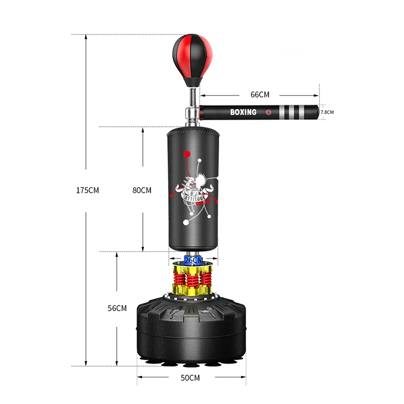 Professional Boxing Equipment Standing Heavy Punching bags Training Target