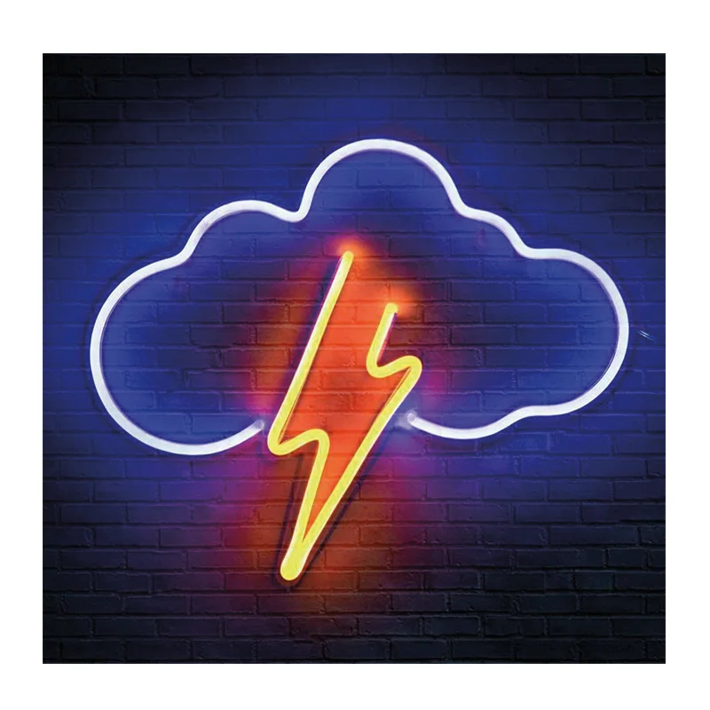 Music and dance party Acrylic board and Flex LED Neon Lights Pink color Guitar shape Logo