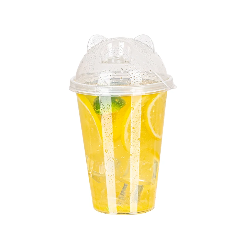 LOKYO Wholesale clear pp injection cup to go 16oz cold drink smoothie milktea disposable plastic cups