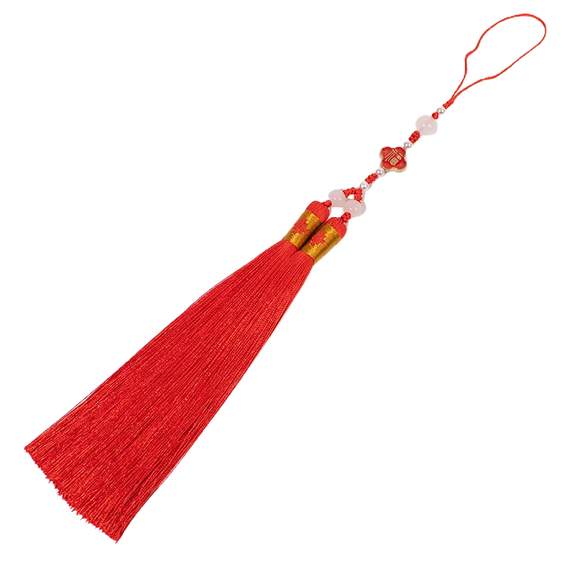 Tassel Hanging Decorations Traditional Red Lucky Oriental Pendant Ornaments