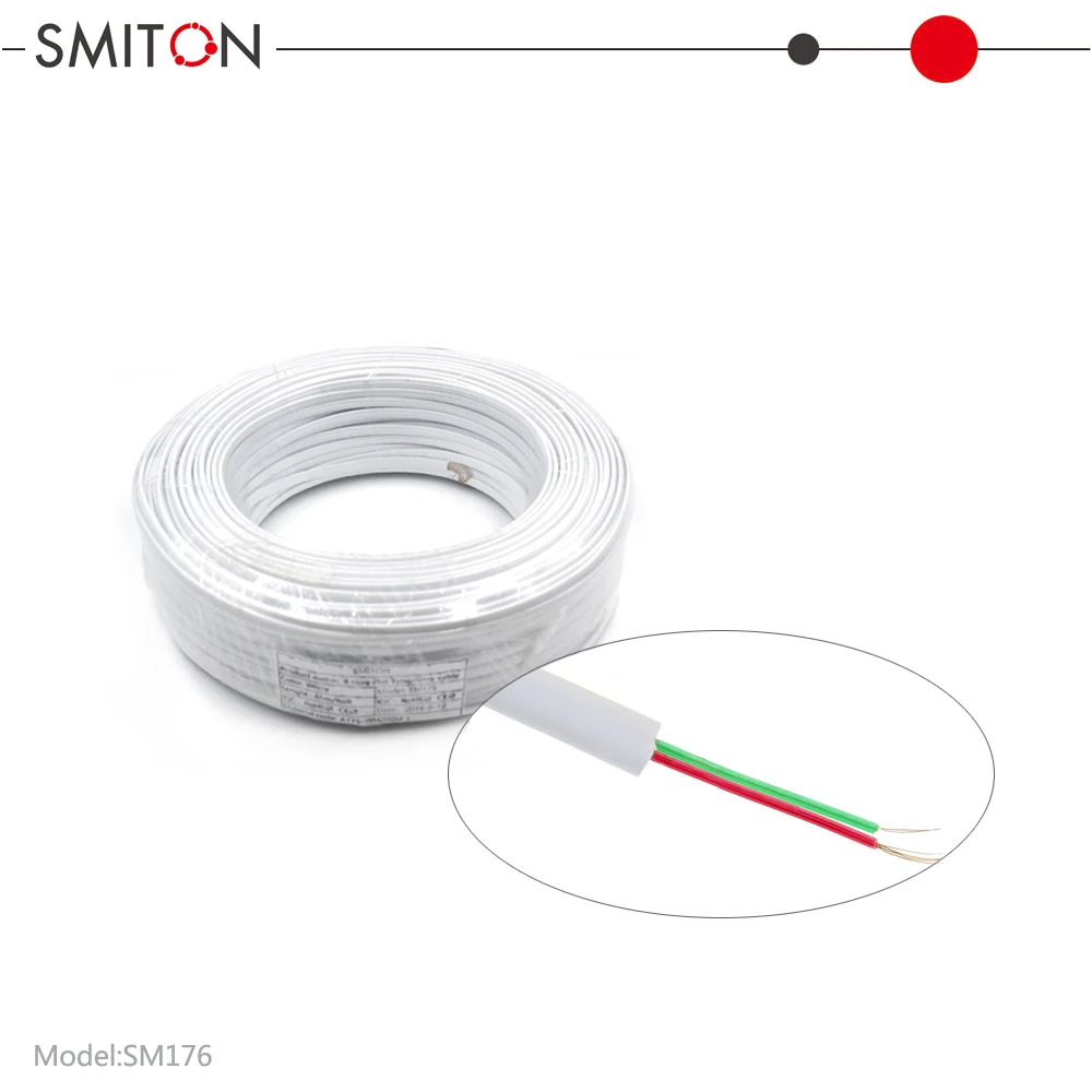 100 м/рулон 28/24/26AWG 6P2C патч-корд 2 ядра rj11telephone плоский