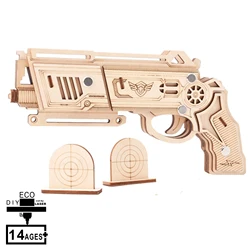 Discount Price Rubber Band Gun 3D Diy Manual Jigsaw Puzzle Board Toy For Adults