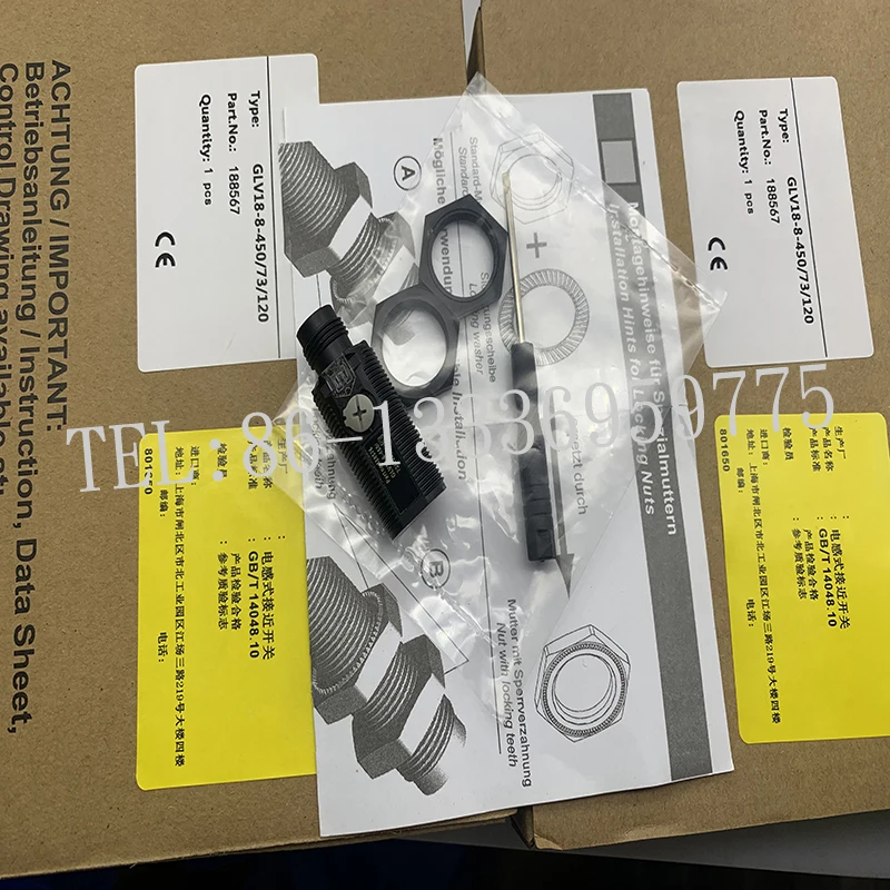 all-new quality guaranteed GLV18-8-450/73/120 Diffuse reflection photoelectric switch