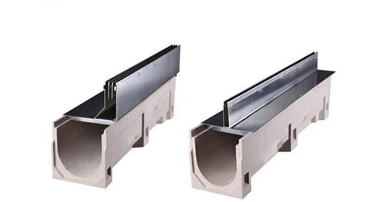 Custom Length Garage Floor Drain Trench Drain Channel Cover Outdoor Stainless Steel Grating Drainage Channel