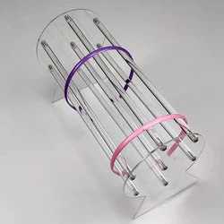 Factory Wholesale Acrylic Headband Display Organizer Shelf Hairpin Accessories Station Plexiglass Headband Display