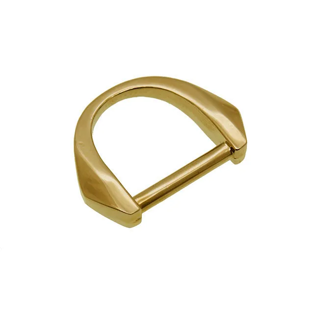 Factory price custom handbags accessory D ring metal buckle for purse Zinc Alloy rush proof Nickle/gold/brushed bronze 25mm/32mm