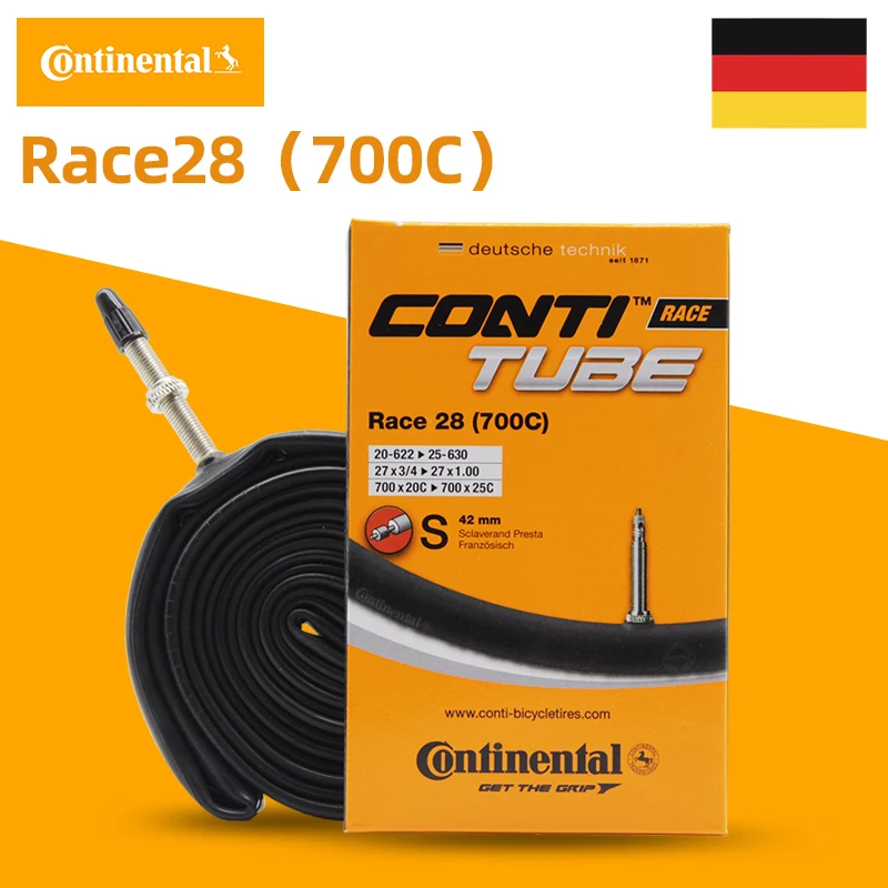 
Continental Road Bike Inner Tube For Tyre Bicycle Clincher Race 28 FV 700*23C*25C 42mm 60mm 80mm French Valve Sclavera 