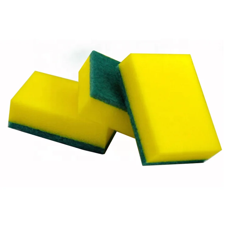 Хорошее качество прямоугольные кухонная губка со скребком делая машину