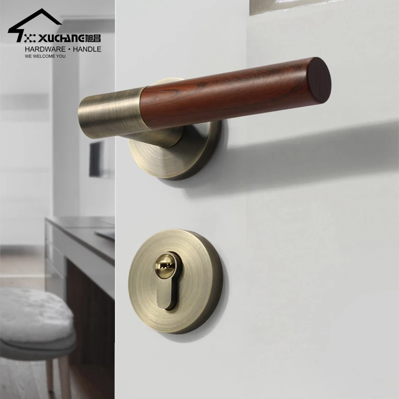 Contemporary Excellent Master Lock Door Security Contemporary Door Handle Hardware Zinc Alloy Door Lock