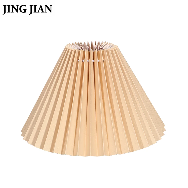 Wonderful Unique Pleated Fabric Lampshade For Table Lamp Night Light Floor Lamp Decoration