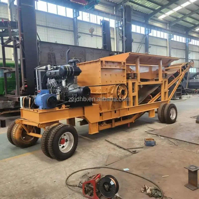 Factory direct selling Mobile Crushing Station High performance mineral crusher High yield discount price box crusher