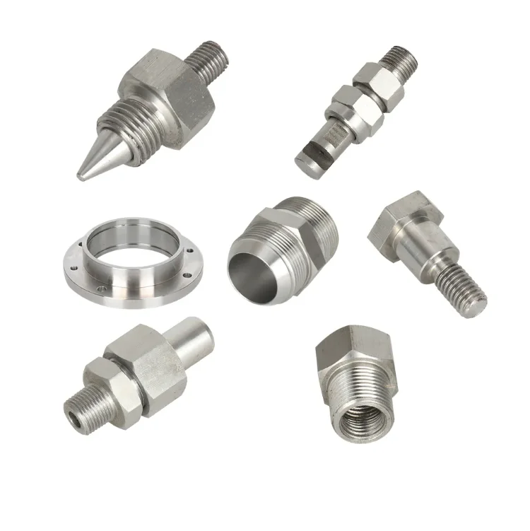 High Precision Customized CNC Turned Stainless Steel Gear Shaft  Bearing Core Component CNC Router Accessories