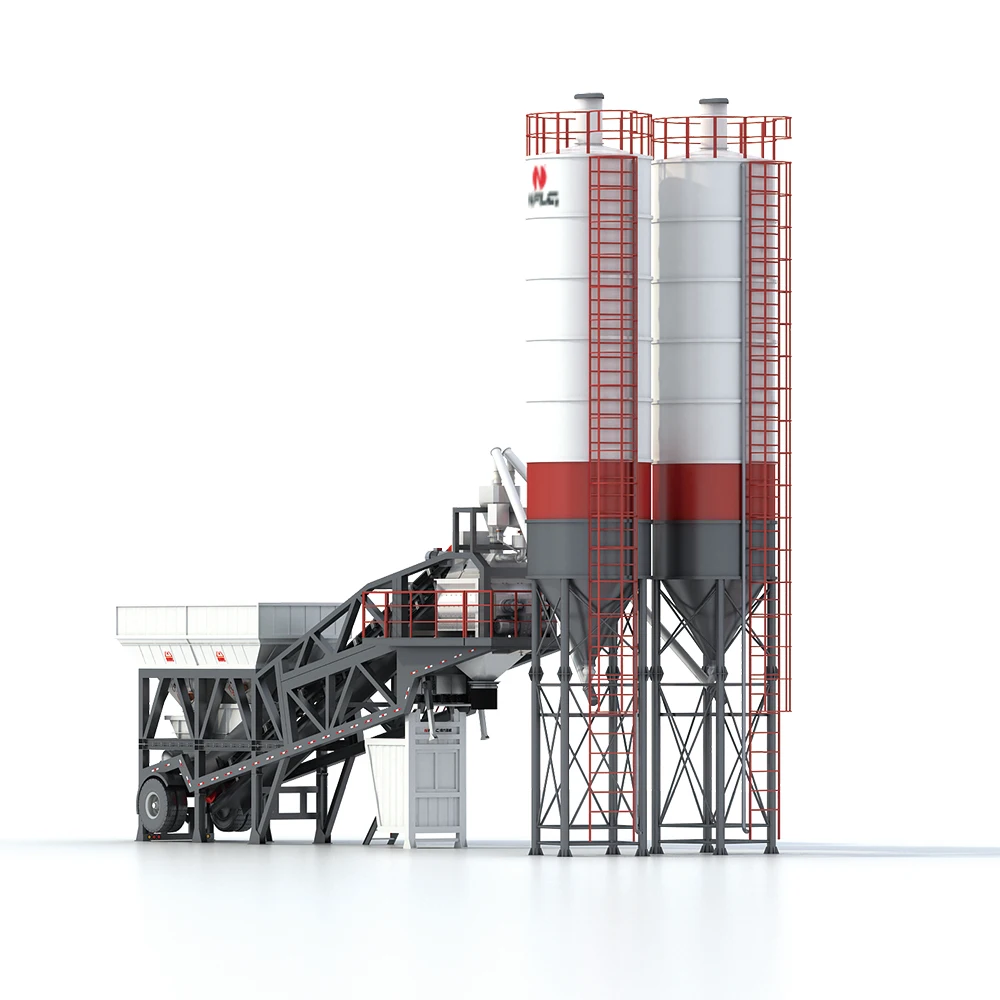 Мини-передвижной бетоносмеситель HZS75A для продажи