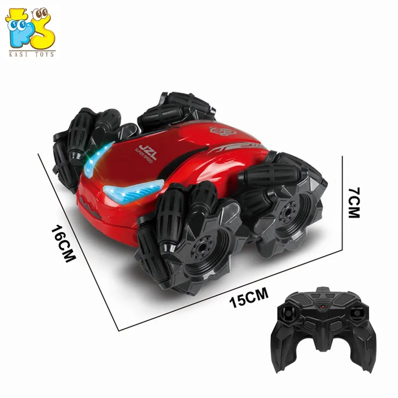 Remote control stunt car for kids high speed drift car cool colored light radio control toys