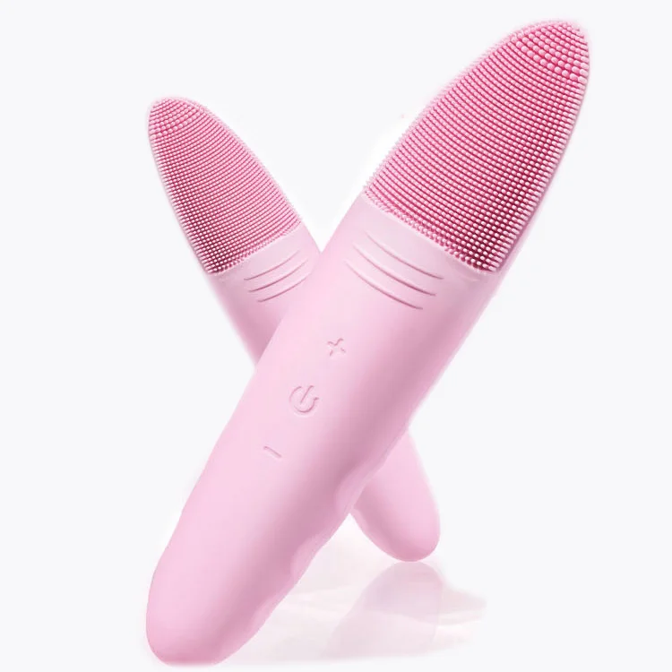 J01 High Quality Fashion Mini Hand-Held Silicone Facial Care Massager Facial Cleansing Instrument for Face & Skin for Head