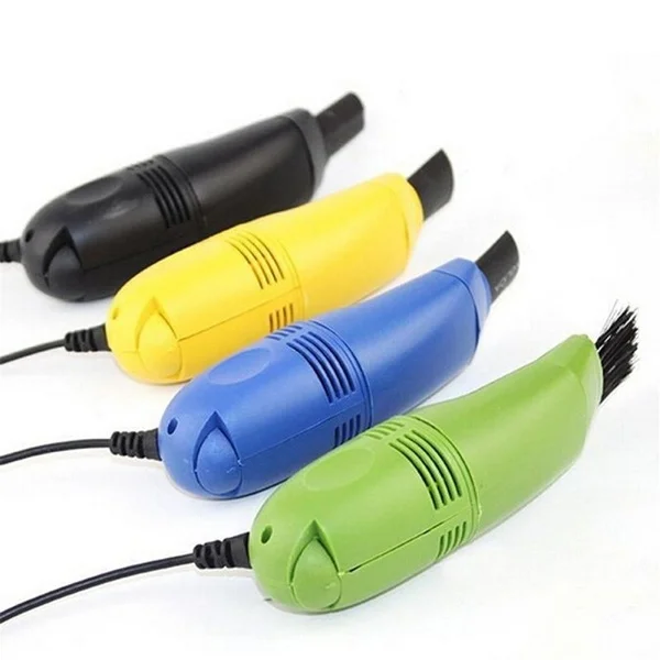 6 видов цветов мини-компьютер вакуумные USB клавиатура Чистящая Щетка