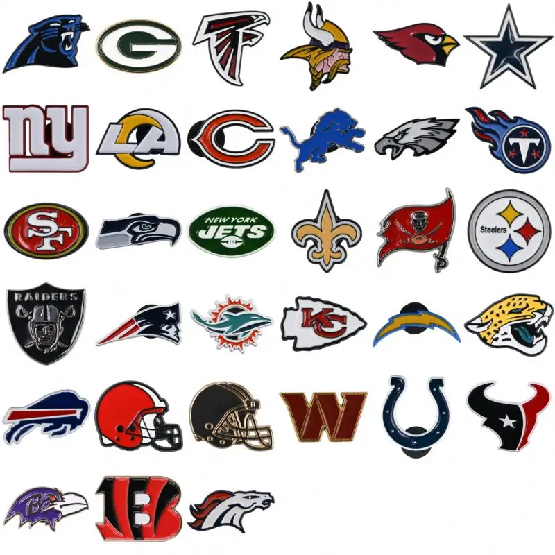 Customized  Club Insignia Soccer Football Logos Color Uv Printing Soccer Rangers Pin Badge Lapel Pins With Backing Card
