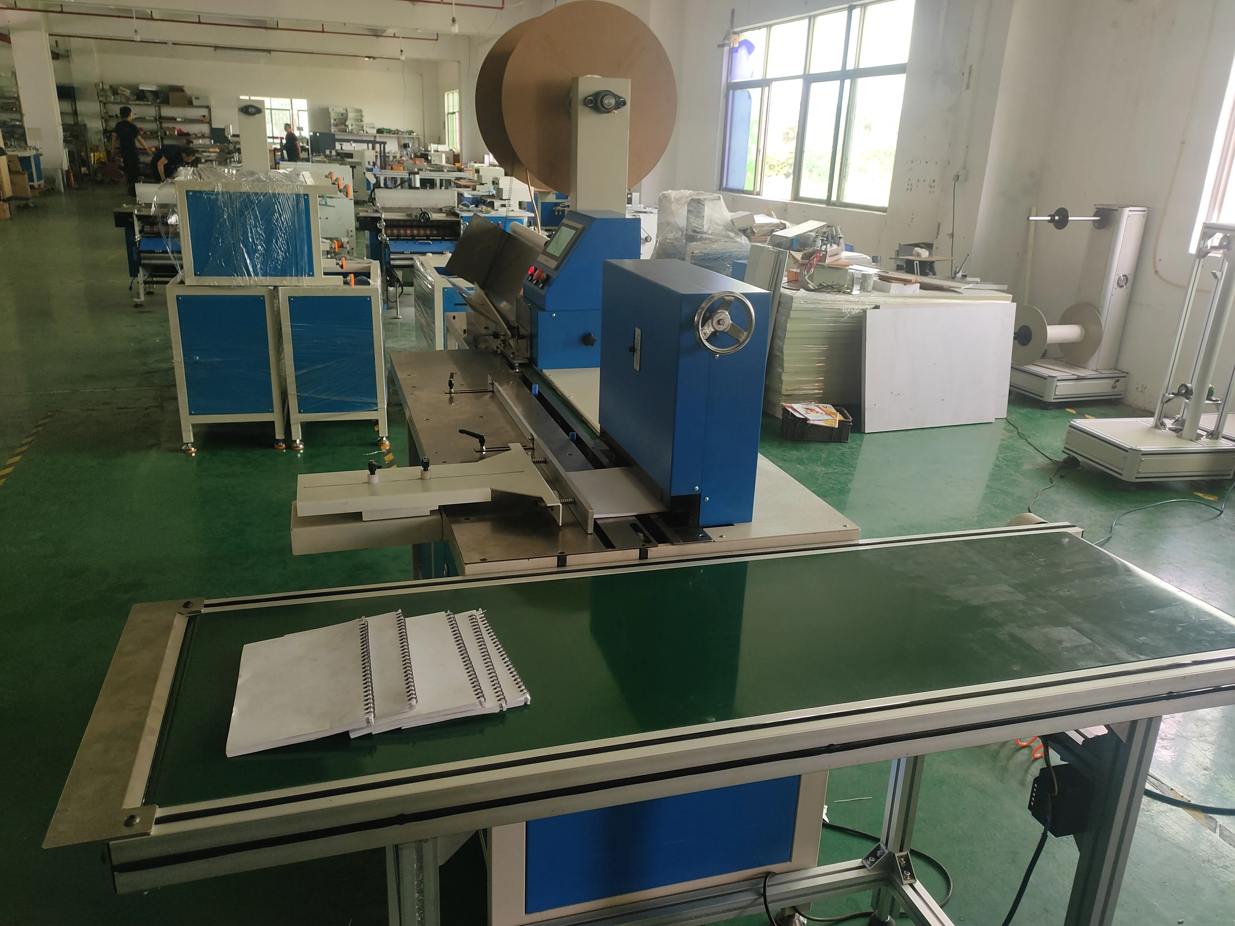 High productivity ZXZD 360 Double wire binding machine binding loops for notebook paper cover, desk calendar