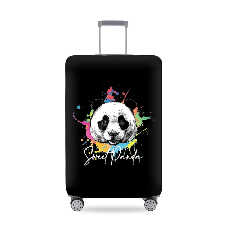 Moq 1 Pc Wholesale Custom All Prints Animal Design Cut Sublimation Carrier Travel Bag Protector Luggage Suitcase Cover
