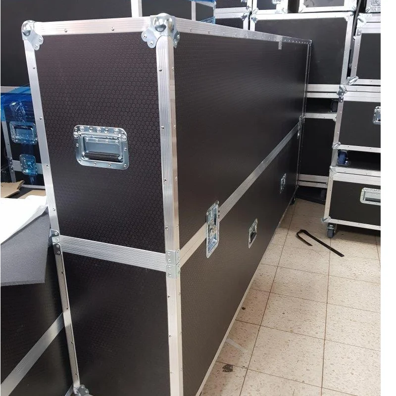  Heavy duty Shockproof Aluminum Wheeled Shipping Case With Customized