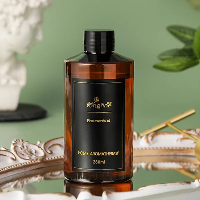 Popular Fire-Free Aromatherapy 260ml Large Luxury Aroma Oils Fragrance Reed Diffuser Gift Set For Air Fresheners