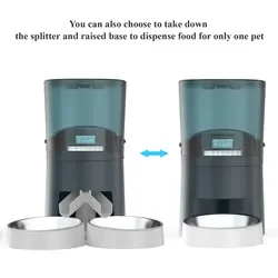 Cheap Product Automatic Pet Cat Feeder Big Kibble Size Motor Reverse Design Food Dispenser with 7L Hopper Dog Feeder with Timer