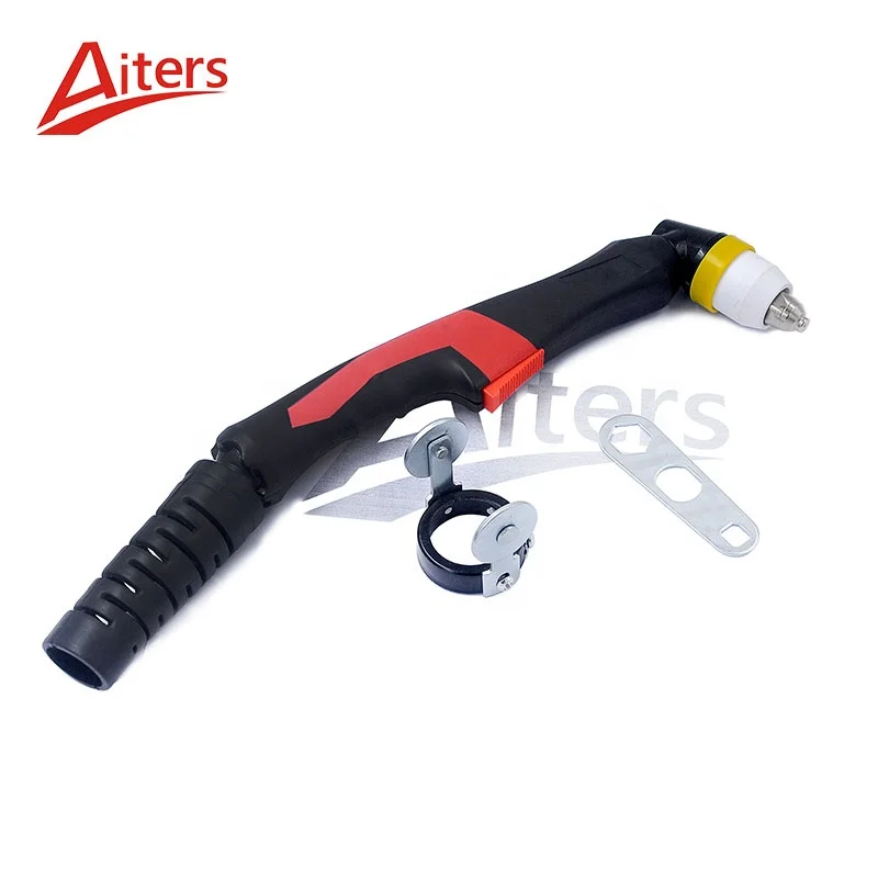 Factory wholesale High quality plasma P80 torch air cooled Two-color square handle plasma cutting torch P80 for hand