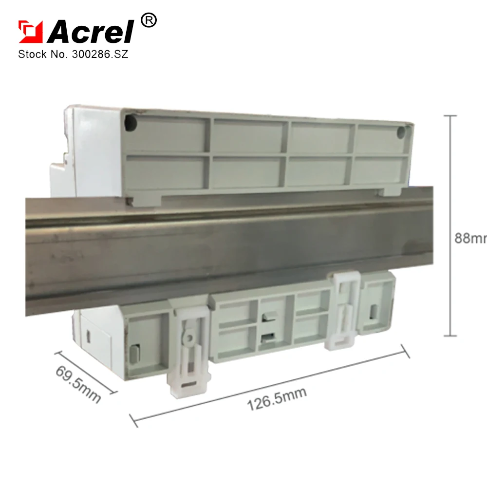 Acrel ADL3000-E/F Multi-tariff 220/380V Three Phase Multifunction Energy Meter Din rail with RS485 Modbus