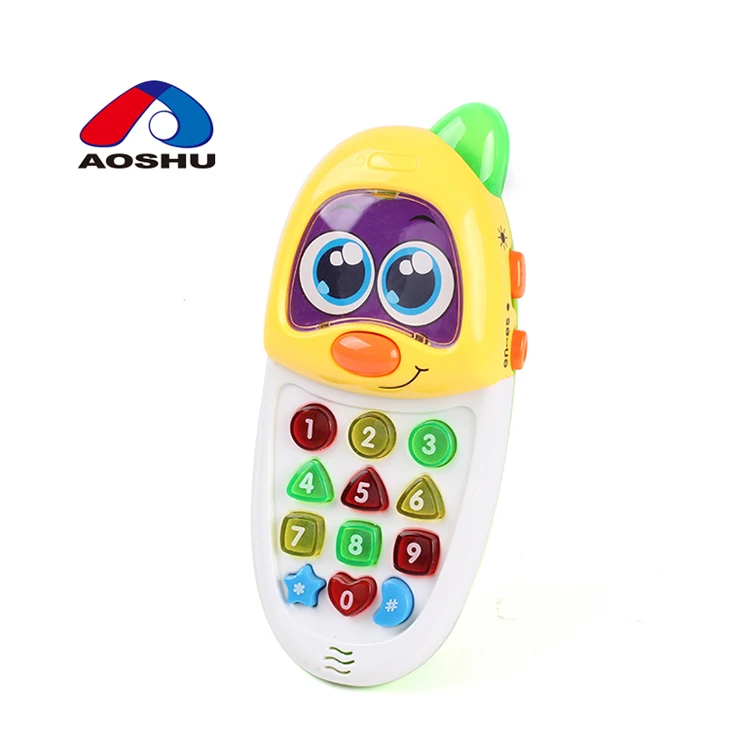 Английский и испанский пластиковый обучающий мобильный сотовый телефон для детей