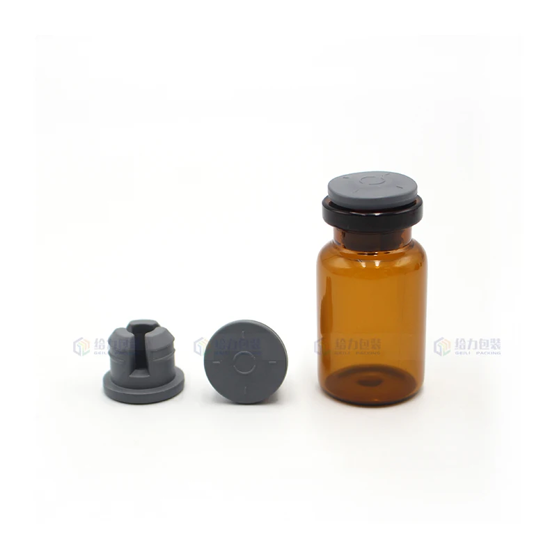 Regular Size 20mm Three Legs Vial Grey Chlorobutyl Rubber Stopper for Freeze Drying Rubber Stopper In the Stock