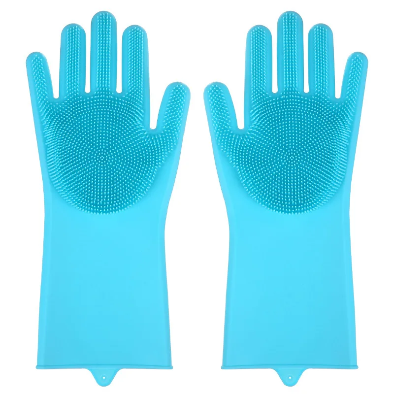 
Factory Wholesale Cheap Price Rubber Silicone Dish Washing Gloves 