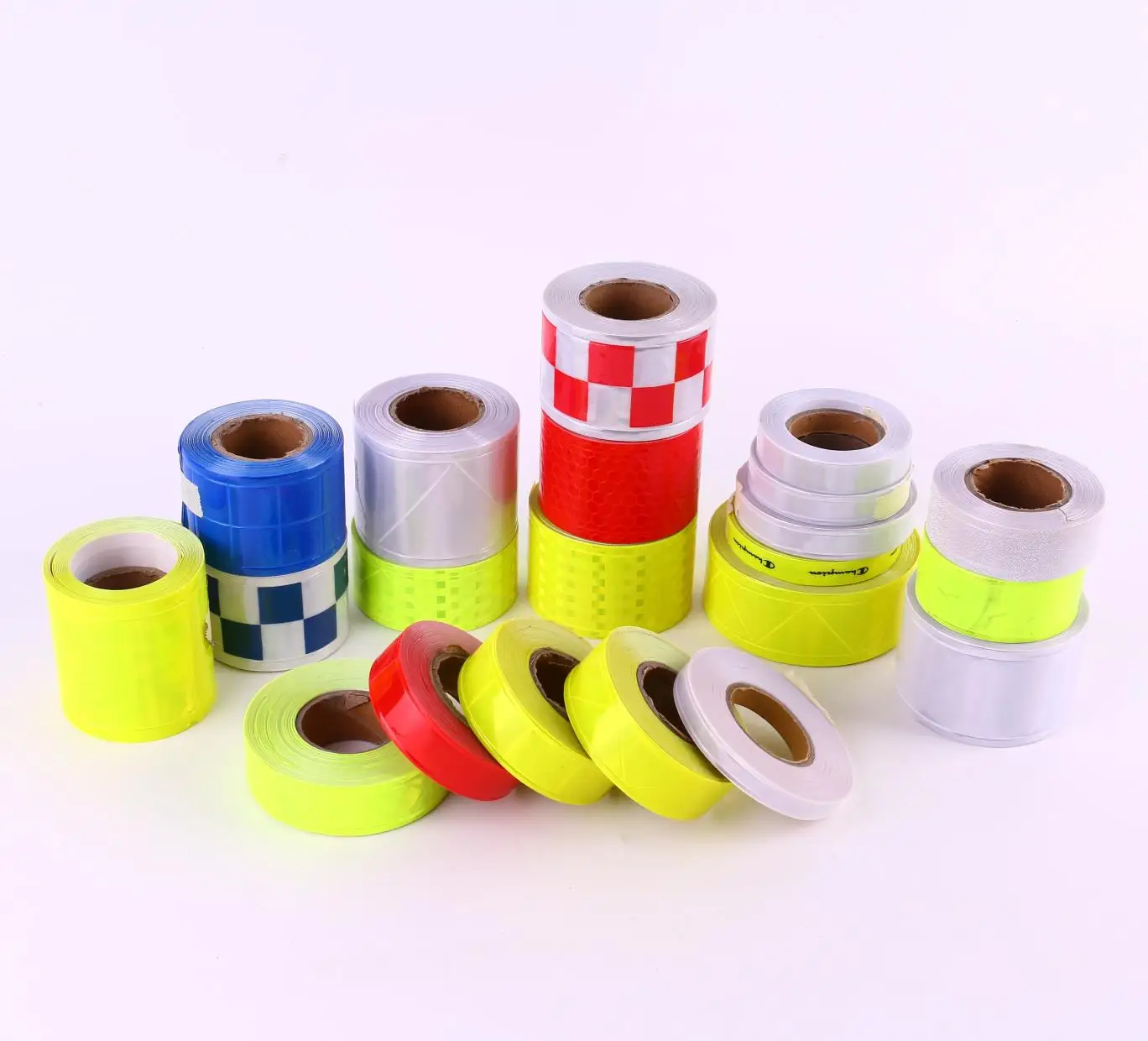 2cm 5cm 6cm Width Reflective Tape Fabric Tape Customized Colors and Pattern for Work Pant Coveralls Safety Vest Clothing