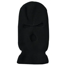 Adult Full Face Skimask Knit Neon Balaclava Custom Face Ski Mask Beanie Three Hole Winter Hats
