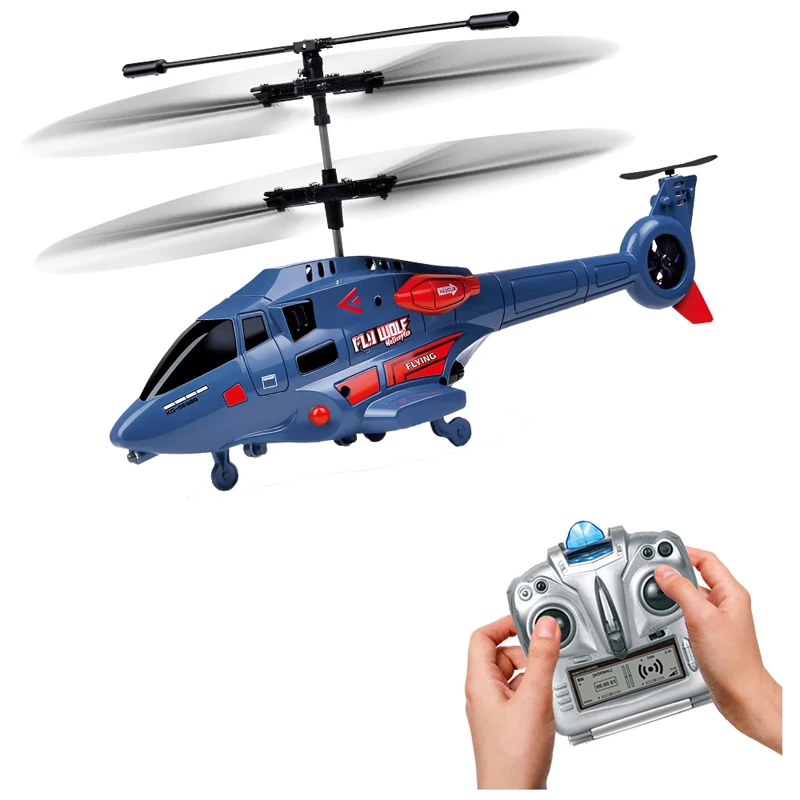 Altitude Hold RC Helicopter Airwolf Kids Multifunction Remote Control Helicopter With Gyro And Light