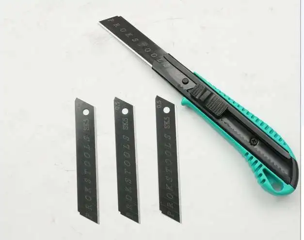 18mm practical knife belt with 3 consecutive SK5 blade tool set